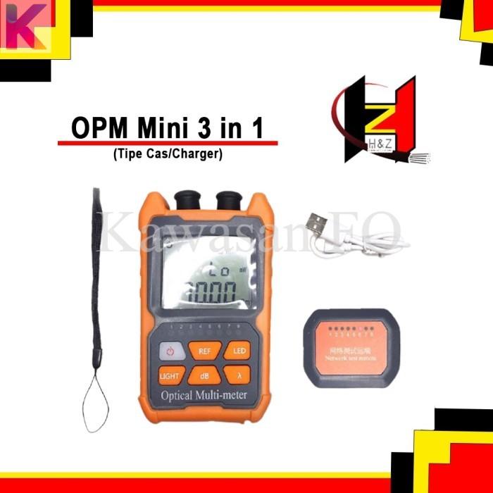 Gambar OPM Mini 3 in 1/VFL Cable FO RJ45 Networking Tester (Tipe Cas/Charger) dari kawasan fiber optik undefined Tokopedia