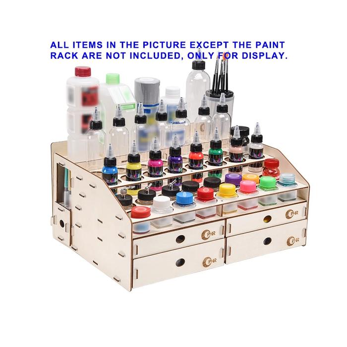Gambar Ophir Wood Paint Rack With Mar Pen Storage Rack Artist Supply Paint dari zigzag_1 undefined Tokopedia