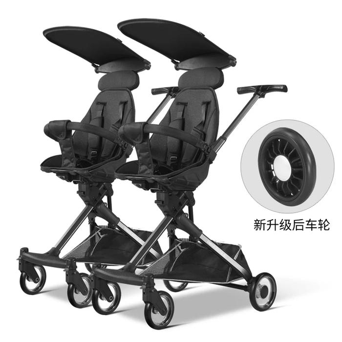 Gambar Twin Baby Strollers Lightweight Folding Dragon Phoenix Tire Sitti dari Maryam toko5 undefined Tokopedia