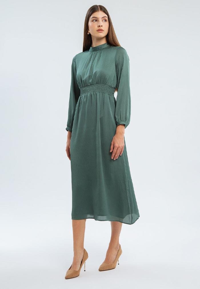Gambar Minimal Everly Dress Sage Leaf - M, SAGE LEAF dari Minimal undefined Tokopedia