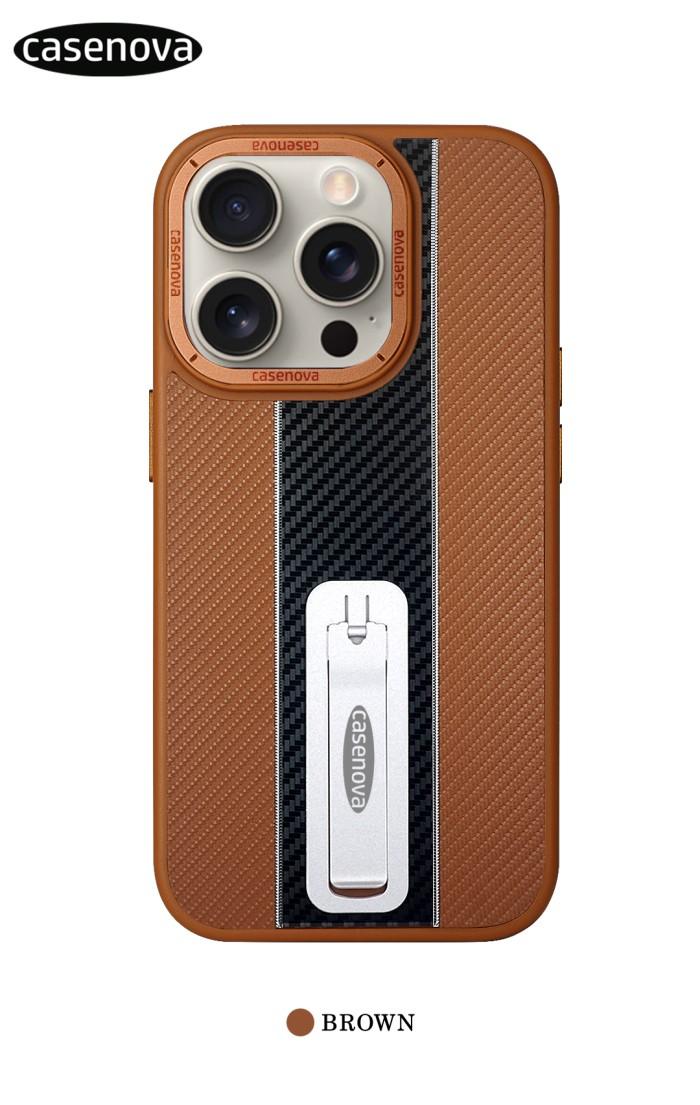 Gambar Case iphone 11 11pro 11promax Casenova Patrol Premium Standing - Brown, Iphone 11 dari YourCasee undefined Tokopedia