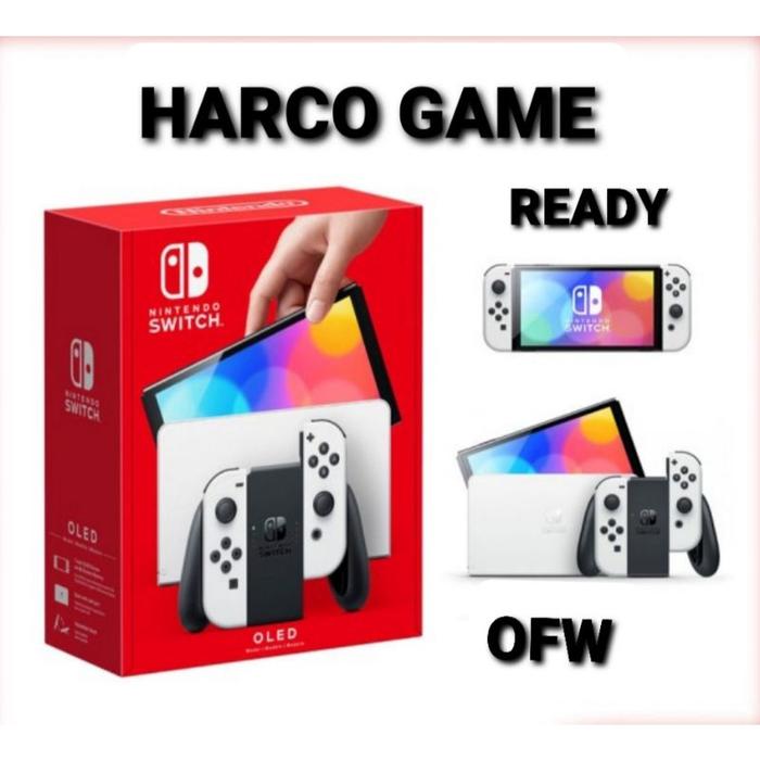 Gambar NINTENDO SWITCH OLED OFW / SWITCH OLED CFW - OLED PUTIH OFW dari Hikmah Storez undefined Tokopedia
