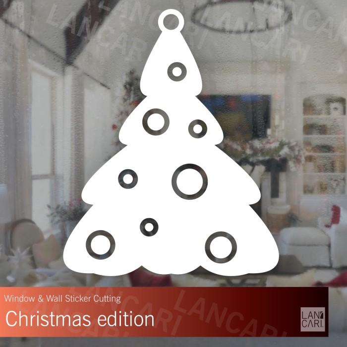 Jual Stiker Natal Christmas tree pohon natal Sticker Decal Wall Window ...