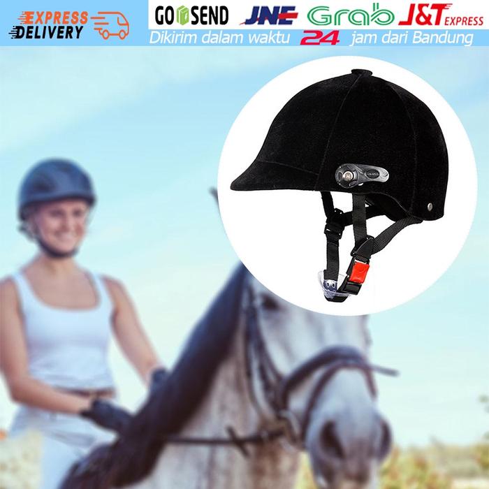 Gambar Helmet Pelindung Kepala Berkuda Horse Riding Equestrian Premium / Helm dari Asurch shop undefined Tokopedia