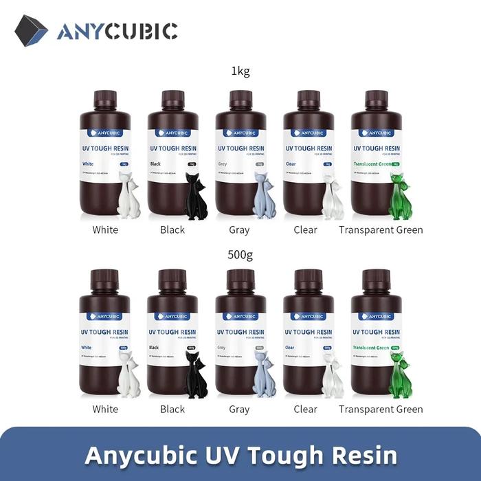 Gambar Newest Uv Resin Anycubic Uv Tough Resin Flexible 3D Printing Mate dari Toko Amanah76 undefined Tokopedia