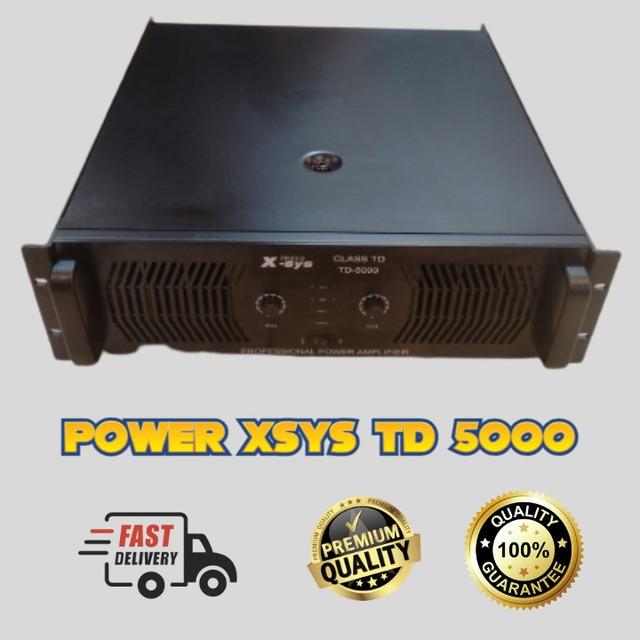 Gambar Power Amplifier XSYS TD5000 / TD-5000 Class TD Original Garansi Resmi dari Musik Sound System undefined Tokopedia