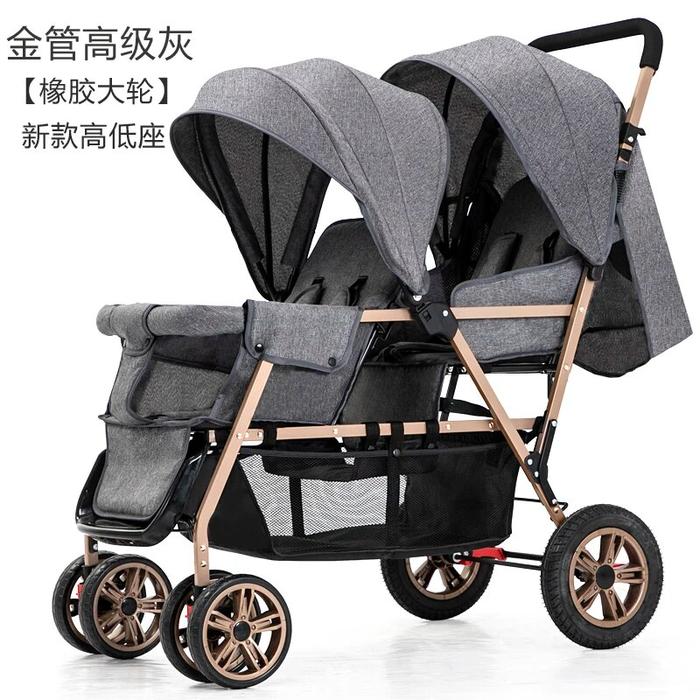 Gambar Twin Strollers Sit Back And Forth Twin Twins Can Sit Down And Fol dari Toko Amanah76 undefined Tokopedia