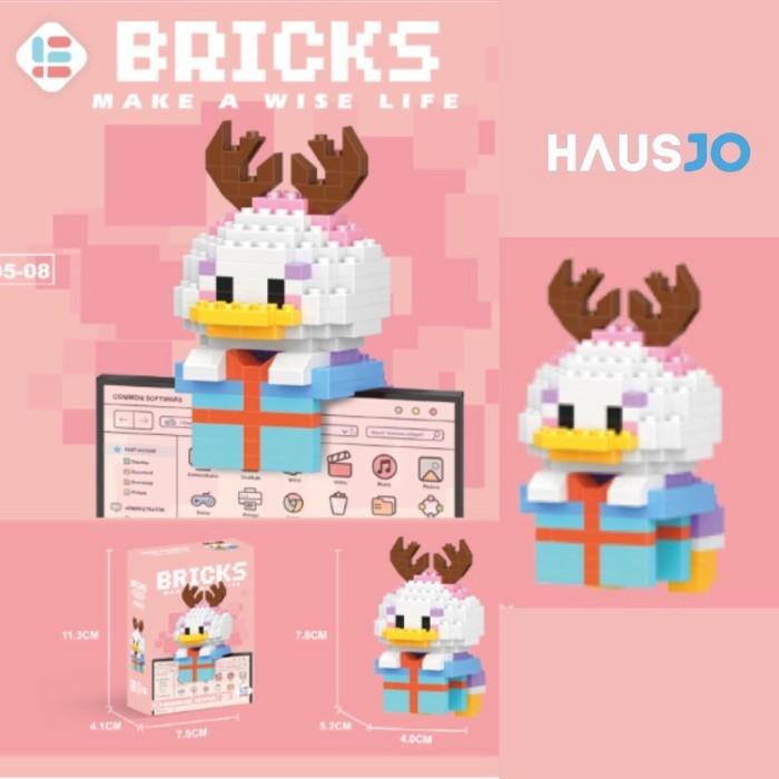 Gambar Bricks Christmas Series Block Make a Wise Life - Daisy Duck dari HausJo Digital undefined Tokopedia