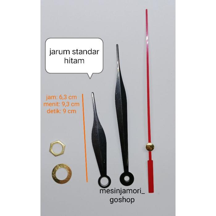 Gambar Mesin Jam Dinding super 6262 awet baterai tahan lama - Jrm standar hitam dari mesinjamori-goshop undefined Tokopedia