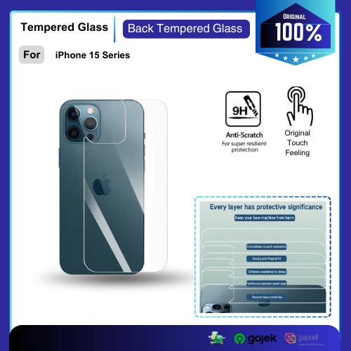 Gambar Back Tempered Glass iPhone 15 Pro Max 15 Pro Screen Protector Clear - iPhone 15 Pro dari Primary Cares Official undefined Tokopedia