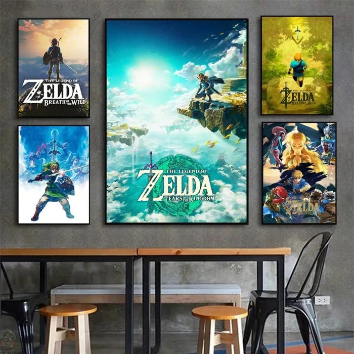 Gambar 1Pc Hot Game The Legend Of Zeldas Poster Stickers Art Wall Murals dari Gema Digital undefined Tokopedia