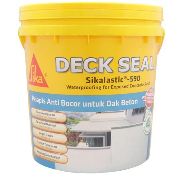 Gambar Deck Seal Sikalastic-590 20Kg. Waterproofing Atap & Dak Beton - Abu-abu dari Sika Indonesia undefined Tokopedia