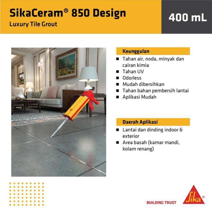 Gambar SikaCeram 850 Design TileGrout Epoxy Grout Glitter Nat Keramik 400ml - Dark dari Sika Indonesia undefined Tokopedia