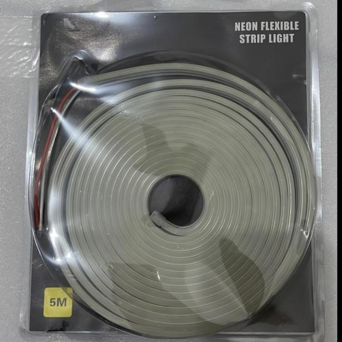 Gambar Lampu LED Neon Flex LED Strip Flexible 5 Meter DC 12V IP65 WATERPROOF - ice blue dari jaya light77 undefined Tokopedia