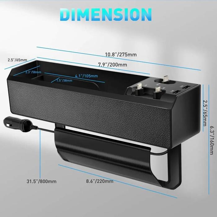Gambar Center Console Box Plug Play Easy Installation Compact Car Seat G dari Kenari Studio undefined Tokopedia