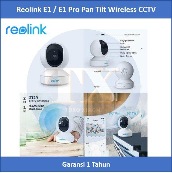 Reolink E1 Pro Pan Tilt Dome Camera Super HD 3MP 4MP Wireless CCTV E1 Pro  4MP di Kulakan Jaminan Murah Tokopedia