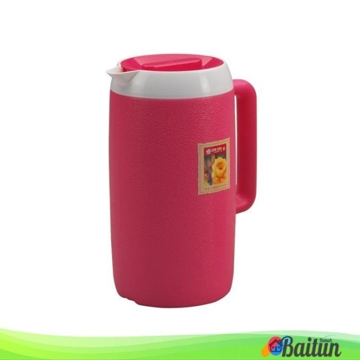 Gambar Baitun Teko Air Minum Lion Star 2.5 Liter / Water Jug Thermo 2.5L / Teko Plastik K-13 / Termos Air ES Dan Panas - 2.5L-Pink dari Baitun Indonesia undefined Tokopedia