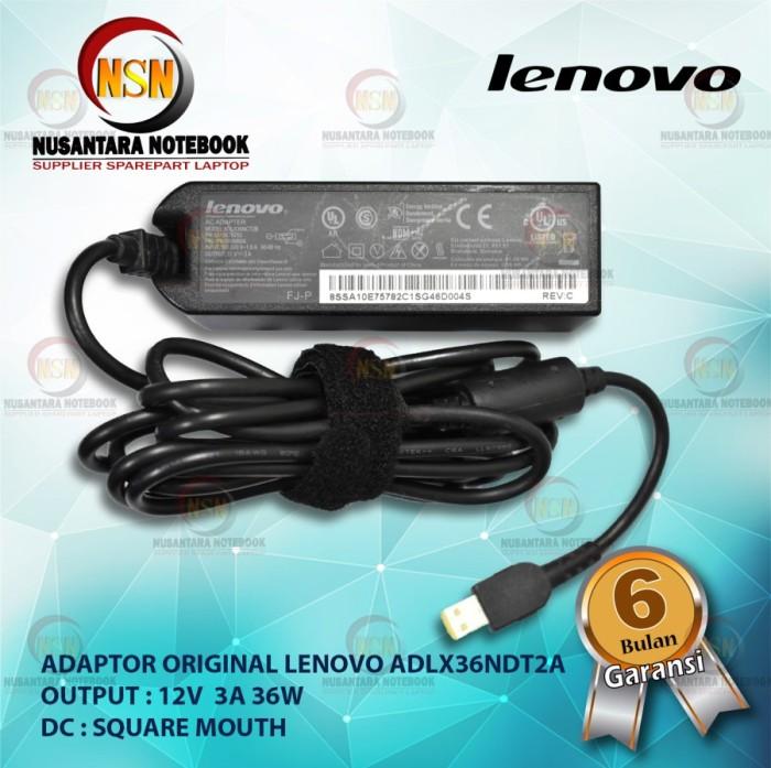 Gambar ADAPTOR CHARGER LENOVO THINKPAD 10 SMALL SQUARE MOUTEH ORIGINAL dari Nusantara Notebook undefined Tokopedia