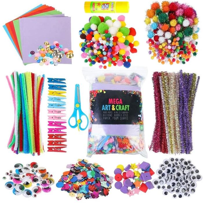 Gambar Arts And Crafts Supplies For Kids All In One Diy Crafting School dari Vegan GiftShop undefined Tokopedia