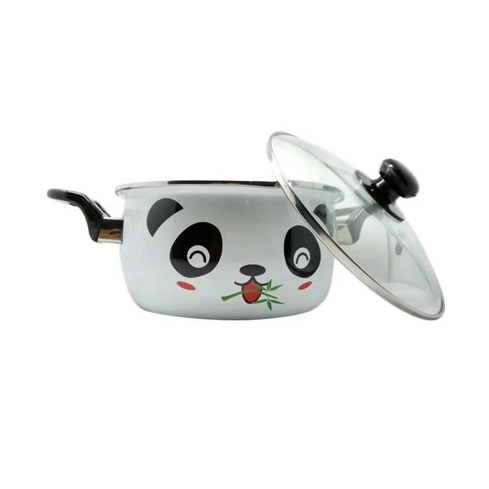 Gambar Maspion HELLOPANDA18 Panci Enamel Hello Panda Ukuran 18 cm dari Berryluvv undefined Tokopedia