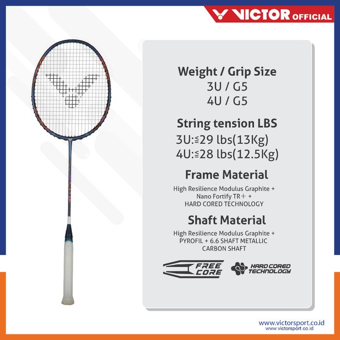 Gambar Raket Badminton VICTOR DRIVE X-10 | Drive X 10 | DX- 10 METALLIC B - 3U dari Sportygo Indonesia undefined Tokopedia