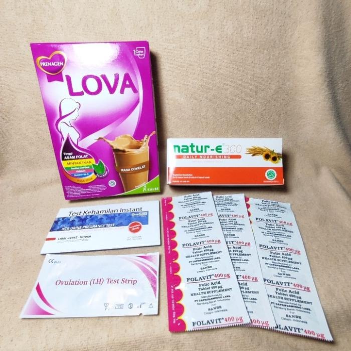 Gambar PAKET PROMIL LENGKAP PRENAGEN LOVA FOLAVIT SUAMI ISTRI - N300 L.Cokt, Promil LOVA 120 dari Sumber_Berkah Store undefined Tokopedia