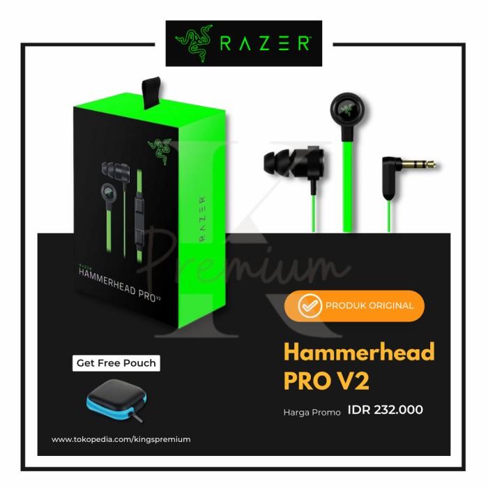 Jual HEADSET GAMING RAZER HAMMERHEAD PRO V2 EARPHONE ML PUBG
