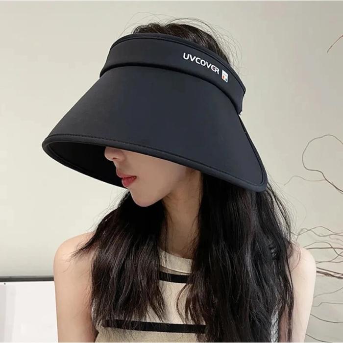 Women Sun Visor Hats Beach Foldable Roll Up Wide Brim Outdoor Tra
