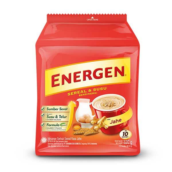Gambar ENERGEN JAHE 10 S X 29 GR dari Hypermart Balekota undefined Tokopedia