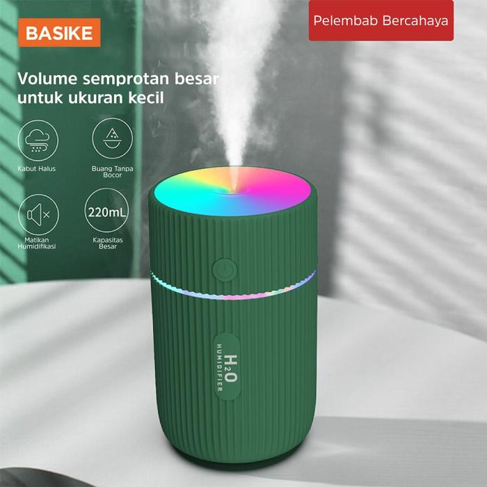 Gambar Humidifier Diffuser Led Home Office Air Humidifier Portable Purifiers - BSK-JSQ06 Hijau dari DINARQ_STOREE undefined Tokopedia