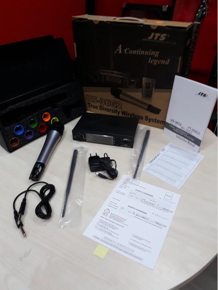 Gambar JTS Wireless Microphone system US36G2/MH36G2 dari Musik Sound System undefined Tokopedia