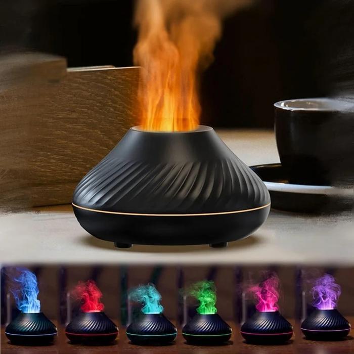 Gambar Flame Air Humidifier Ultrasonic Aromatherapy Humidifiers Diffuser dari Prime Corner01 undefined Tokopedia