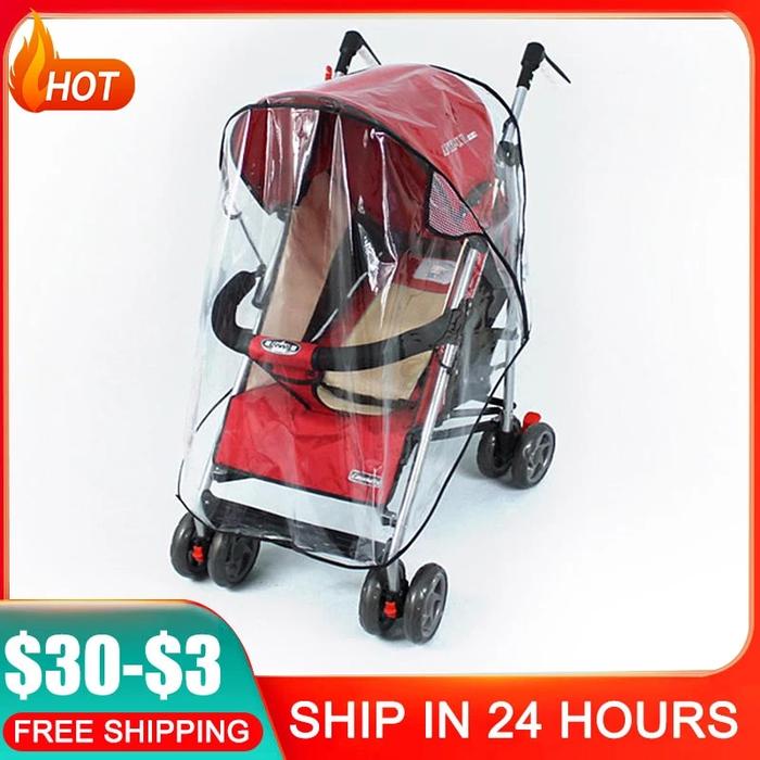 Gambar Baby Stroller Raincover Dust Universal Strollers Rain Cover Pushc dari Revolve Market undefined Tokopedia