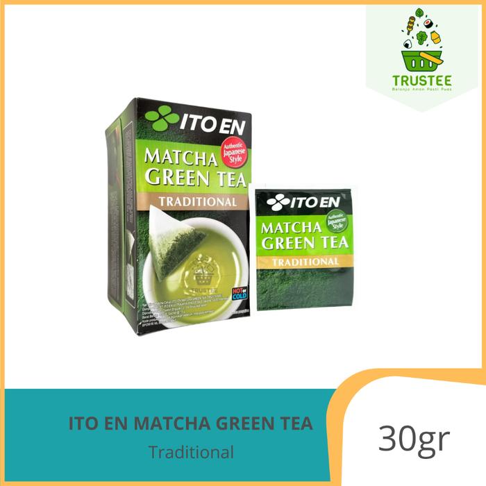 Gambar ITO EN Matcha Green Tea Bag Ocha Teh Hijau Celup Jepang BOX 20 sachet - Ori/Traditional dari TrusteeMart.id undefined Tokopedia