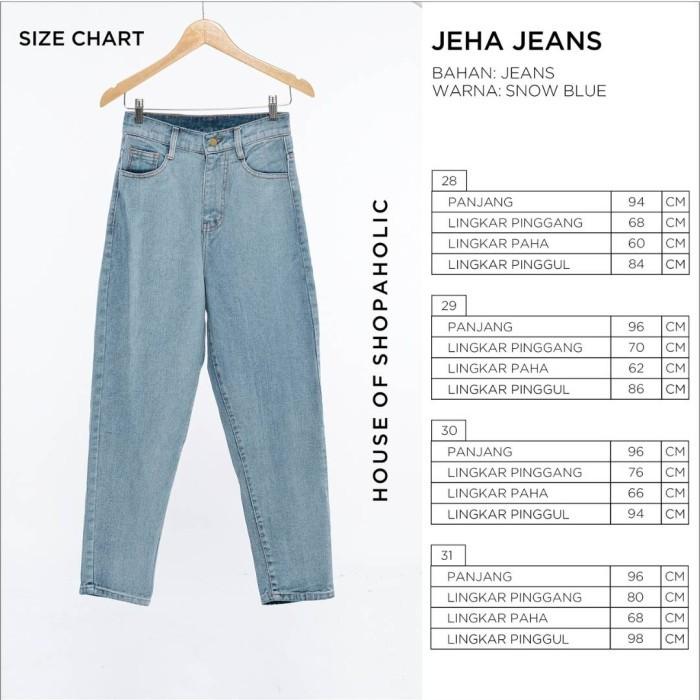 Gambar JEHA JEANS - Pakaian Wanita - Bawahan - Celana - Celana Jeans - SNOW BLUE, 29 dari hosofshopaholic_NEW undefined Tokopedia