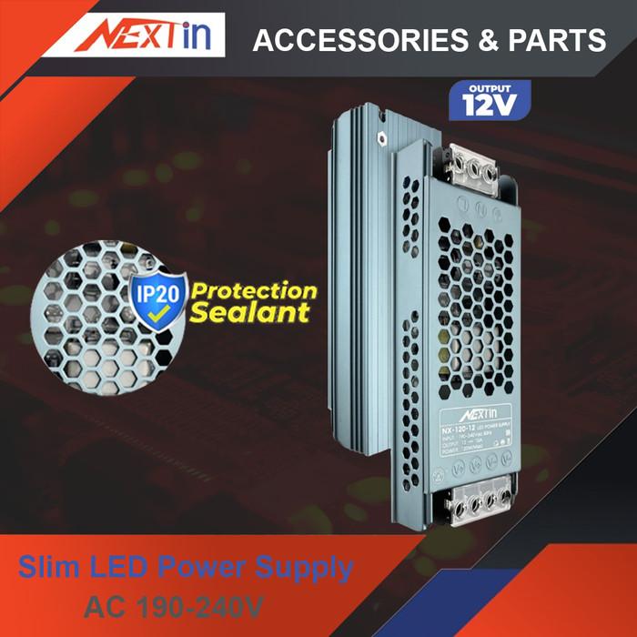 Gambar NEXTIN Slim LED Power Supply Travo Slim 12V 5A 10A 15A 20A 30A - 12Volt, 30A - 360W dari Jaya Mas Elektrik undefined Tokopedia