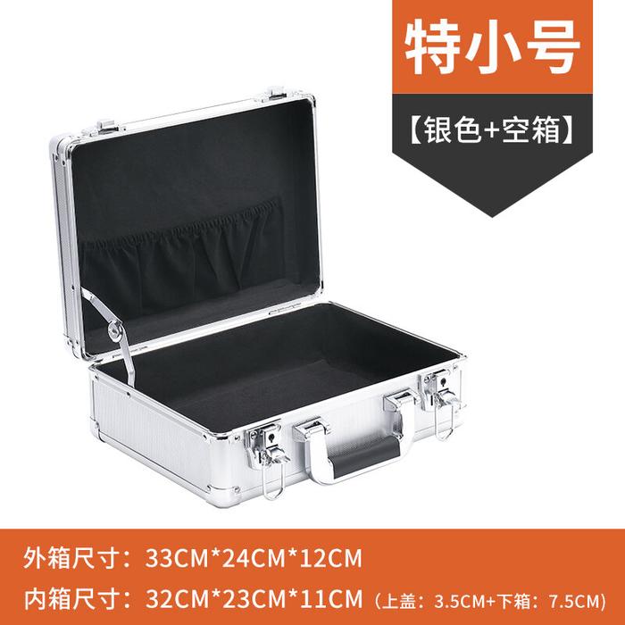Gambar Portable Aluminum Toolbox Safety With Lock File Instrument Equipment C dari Sivana Store undefined Tokopedia