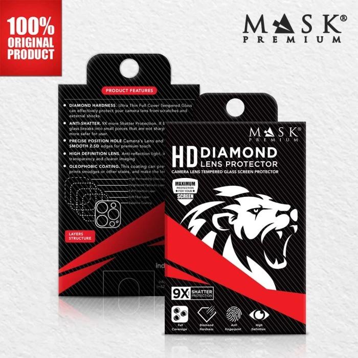 Gambar Ring Camera Lens iPhone 13/ 13 Mini Series Mask Premium HD Diamond - Blue, 13/ 13 Mini dari Skinarma Indonesia undefined Tokopedia