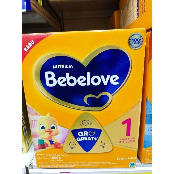 Gambar 1800gr Nutricia Bebelove 1 Susu Formula Bayi 0 - 6 Bulan dari epulsaepu undefined Tokopedia