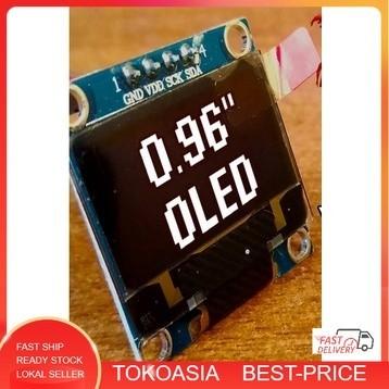 Gambar 0.96 inch OLED Display 0.96" Display White, I2C , 4-Pin dari TOKOASIA.JOGJA undefined Tokopedia