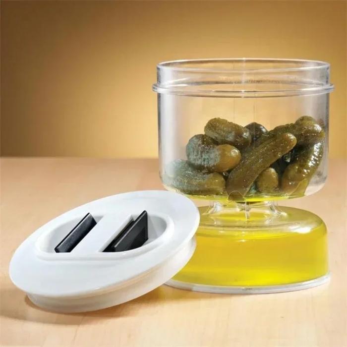 Gambar Home Storage Sealed Jar for Pickle Kitchen Wet and Dry Separation dari VIBEZO STORE undefined Tokopedia