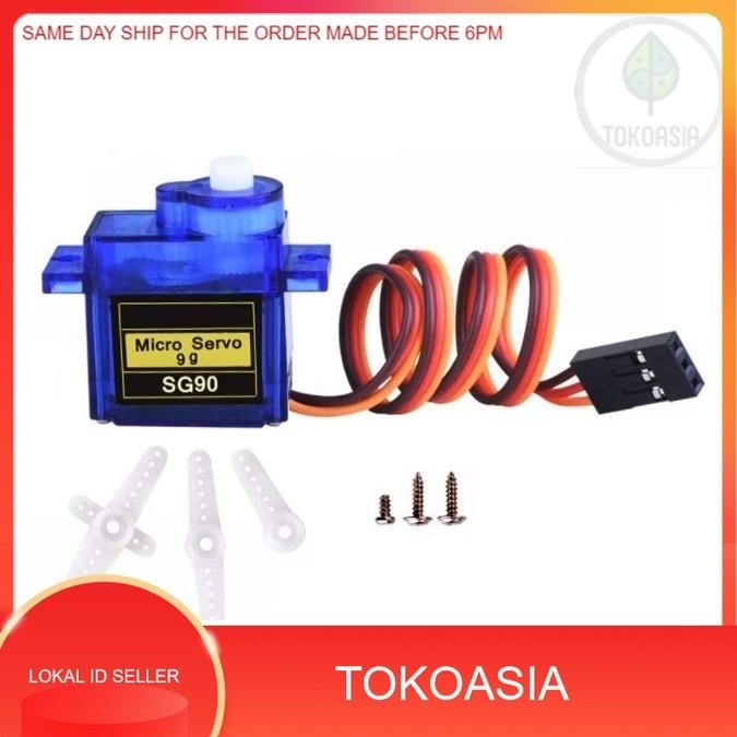 Gambar SG90 Servo Micro Servo Motor Mini 9G Motor Arduino IOT 180 360 - 180 Deg Servo dari TOKOASIA.JOGJA undefined Tokopedia