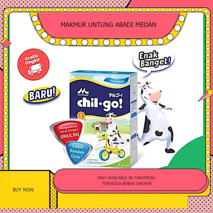 Gambar Morinaga Chil Go Powder 1+ 300g - Vanilla dari Makmur Untung Abadi Medan undefined Tokopedia