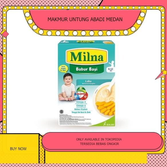 Gambar Milna Bubur Regular 6+ Labu Madu 120gr dari Makmur Untung Abadi Medan undefined Tokopedia