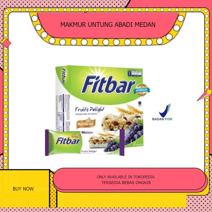 Gambar Fitbar Tiramisu Choco Nuts Fruit Delight Multigrain 12 pcs x 22 gram - Fruit dari Makmur Untung Abadi Medan undefined Tokopedia