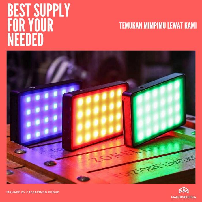 Gambar NEW LAMPU CAMERA STUDIO KAMERA FOTO LED PORTABLE 8W RGB / PANEL FILL dari ucingkacepet undefined Tokopedia