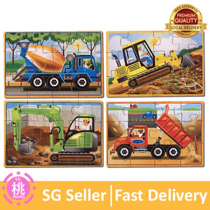 Gambar Promo Melissa And Doug Wooden Jigsaw Puzzles In A Box dari Haengbokhan Naldeul undefined Tokopedia