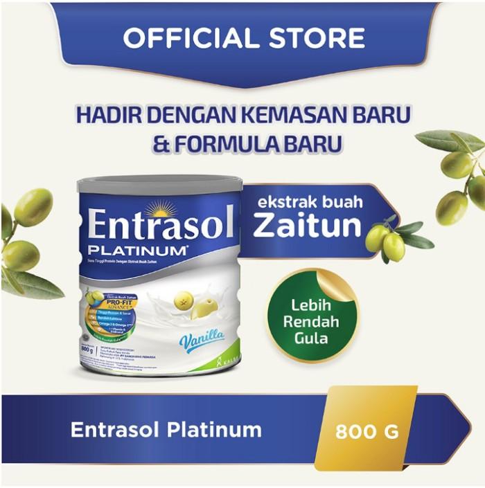 Gambar PTR ENTRASOL PLATINUM 800GR SUSU TINGGI PROTEIN UNTUK LANSIA RASA dari cv nomorsatu undefined Tokopedia