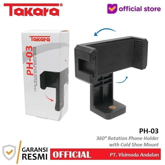 Gambar PTR Takara PH-03 Mobile Phone Holder U Holder HP with Cold Shoe dari ezraen4cole undefined Tokopedia