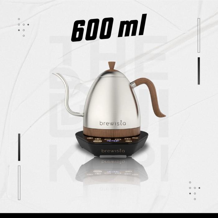 PTR BREWISTA ARTISAN GOOSENECK KETTLE TEKO LEHER ANGSA 600 ML SILVER  Tahun, 600 ML di Ttaa Bb Tokopedia